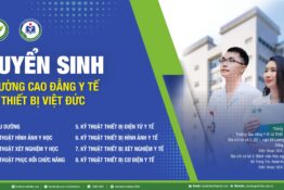 Trường Cao đẳng Y tế và Thiết bị Việt Đức thông báo tuyển sinh trình độ Cao đẳng chính quy năm 2023